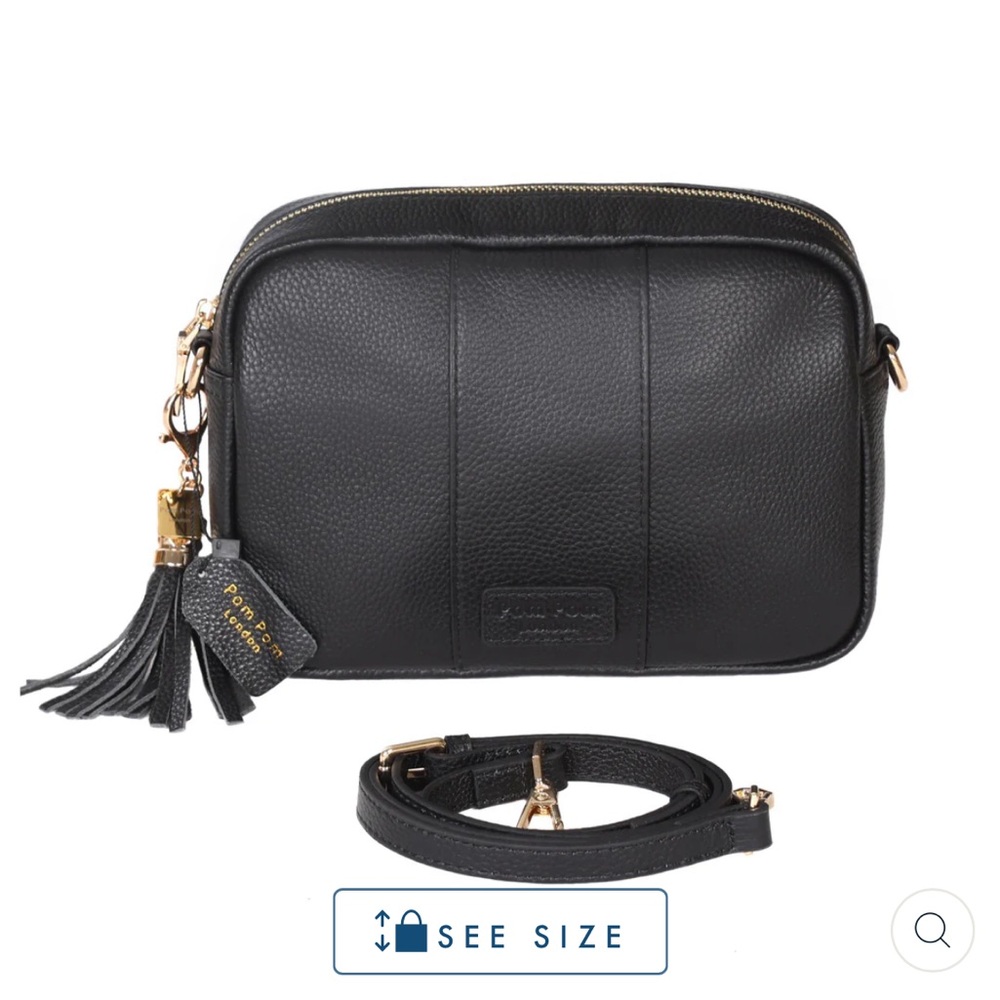 Pom Pom London City Bag Black OR oatmeal color MSRP $135 - individual price